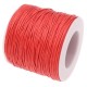 Wax cord 1.0 mm Agate red